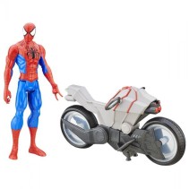 Spiderman, Spiderman Titan Hero med Spider Cycle, 30 cm