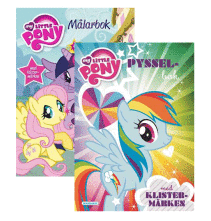My Little Pony, Målarbok och pysselbok med klistermärken, 32+32 sidor