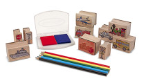 Melissa & Doug, Stämpelset, Fordon
