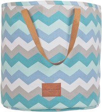 Frank & Poppy, Förvaringskorg, Chevron, Mint