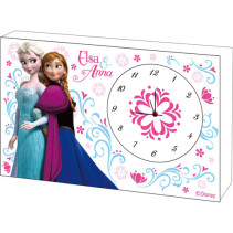 Disney Bordsklocka i trä Frozen