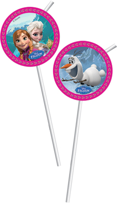 Disney Frozen, Sugrör, 6 st