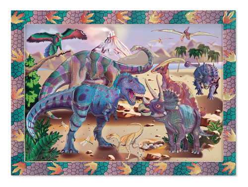 Melissa & Doug, Klistra efter nummer, Dinosaurier