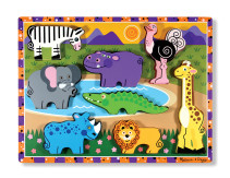 Melissa & Doug, Safaridjur, Pussel 8 bitar