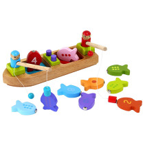 Barbo Toys, Fiskebåt med magnet i trä