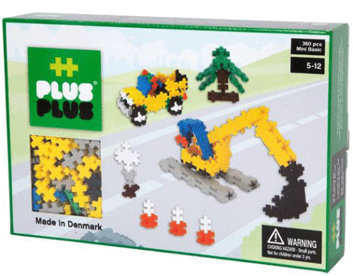 Plus Plus, Mini Basic, Vägarbete, 360 delar