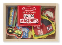 Melissa & Doug, Trämagneter, bondgårdsdjur, 20 st