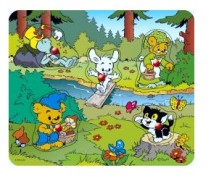 Bamse knopp-pussel 5 bitar