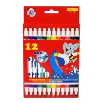 Sense, Fiberpennor dubbelspets 12-pack