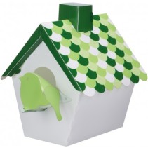 Kids Concept, Vägglampa fågelbo, grön