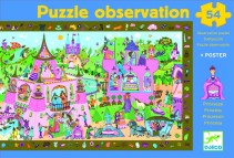 Djeco, Pussel, Prinsessor – 54 bitar