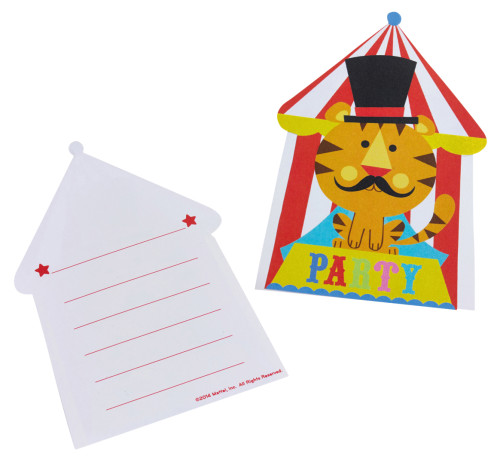 Fisher Price Cirkus, Inbjudnignskort, 8 st