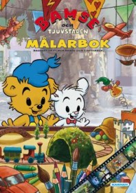 Bamse, Bamse i Tjuvstaden, Målarbok