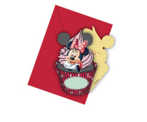Disney Mimmi’s Cafe, Inbjudningskort, 6 st