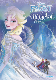 Disney Frozen, Frost målarbok, 32 sidor med glitter
