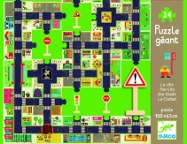 Djeco, Pussel, Staden, 24 bitar