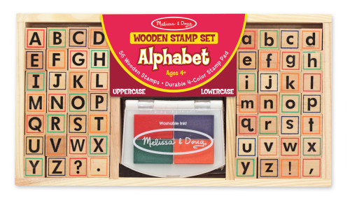 Melissa & Doug, Stämpelset, Alfabetet A-Z