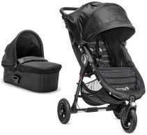 Baby Jogger, Sittvagn, City Mini GT Single, Black/Black + Pram Deluxe, Black, Paket