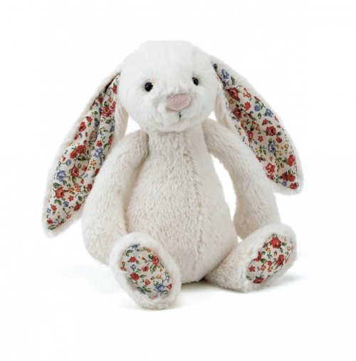 Jellycat, Bashful Blossom Cream Kanin 18 cm