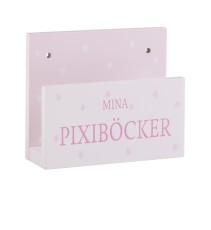 Kids Concept, Barnkammarboken Pixiställ, Rosa