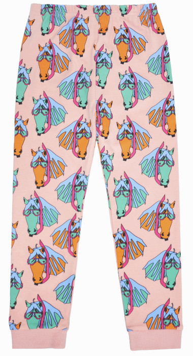 Gardner and the gang, Leggings, Pete the pony, Pink