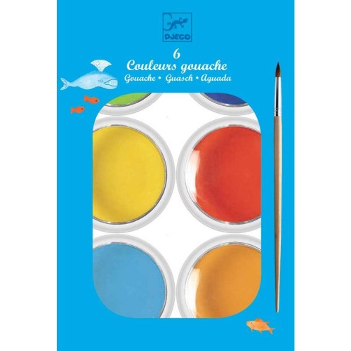 Djeco, 6 giant color cakes
