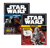 Star Wars VII, Målarbok och pysselbok med klistermärken, 32+32 sidor