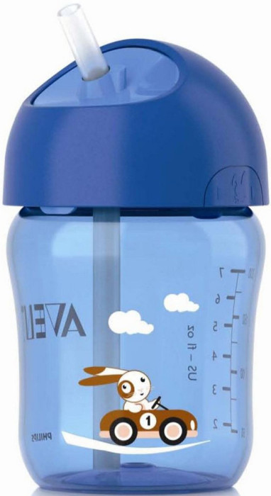 Philips Avent, Magic, Sugrörsmugg, Blå, 260 ml