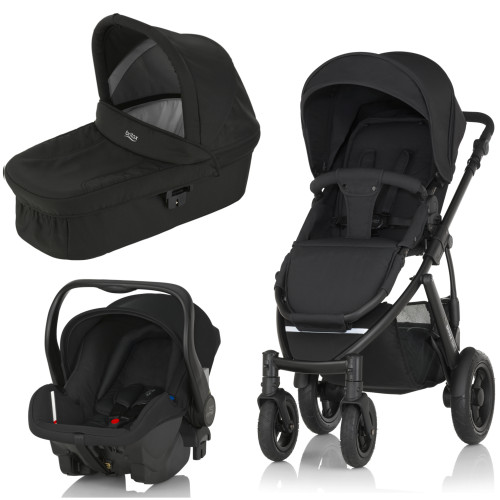 Britax, Smile 2, Duovagn, Cosmos Black + Britax Römer Primo, 2016, Paket