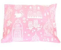 Majvillan, Örngott, 50×60 cm, Slottsträdgården, Rosa