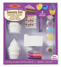 Melissa & Doug, Dekorera dina egna sötsaker, 3 st