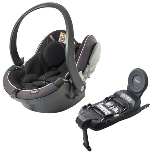 BeSafe, Babyskydd, iZi Go Modular i-Size + Installationsbas, Midnight Black, Paket