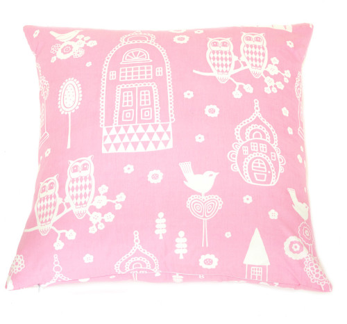 Majvillan, Kuddfordral, 49×49 cm, Slottsträdgården, Rosa