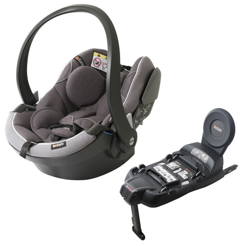 BeSafe, Babyskydd, iZi Go Modular i-Size + Installationsbas, Metallic Melange, Paket