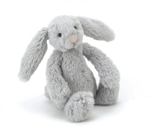 Jellycat, Bashful Silver Kanin 18 cm