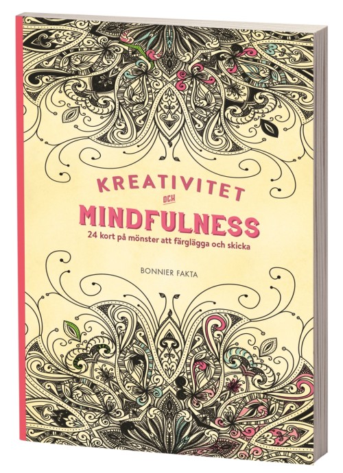 Kreativitet och mindfulness : 24 kort på inspirerande mönster att färglägga och skicka