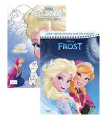 Disney Frozen, Målarbok och pysselbok med klistermärken, 24+64 sidor