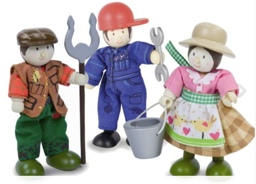 Le Toy Van, Budkins Lantbrukare 3 Figurer