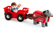 BRIO 33794, Häst och vagn