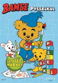 Bamse, Pysselbok, 24 sidor och klistermärken