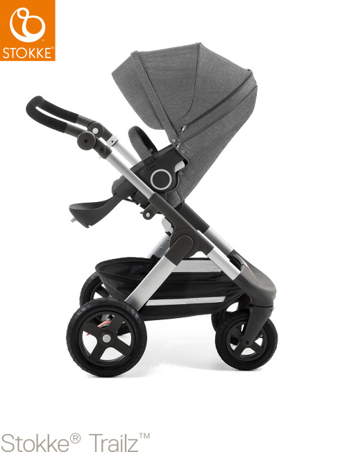 Stokke, Trailz, Sittvagn, Black Melange