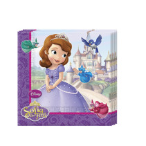 Disney Sofia den Första, Servetter 33×33 cm, 20 st