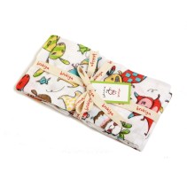 Brokiga, Snuttefilt Muslin