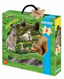Askpussel i skogen 9-bitar
