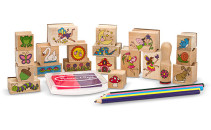 Melissa & Doug, Stämpelset, Älvornas trädgård