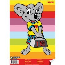 Färgat ritpapper, 1 kg