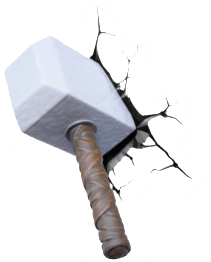 Philips 3D Light, Marvel Avengers Thors Hammer