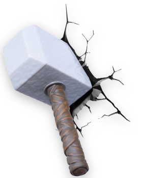 Philips 3D Light, Marvel Avengers Thors Hammer