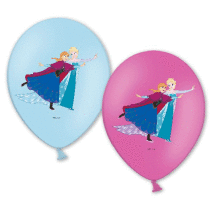 Frozen, Ballong med flerfärgstryck, 27 cm, 6 st