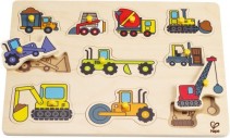 Hape, Pussel arbetsfordon 10 bitar